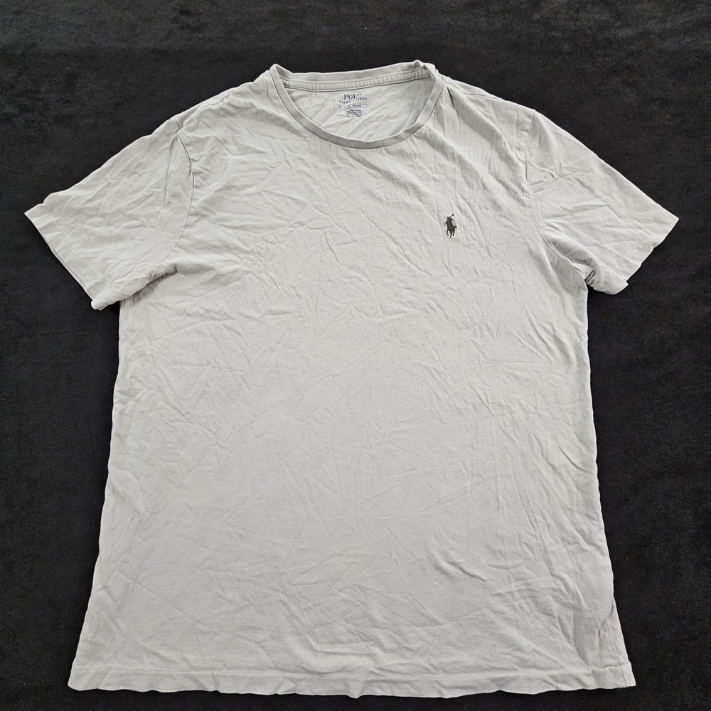Polo Ralph Lauren Light Beige Short Sleeve‎ Cotton T-Shirt Men's L